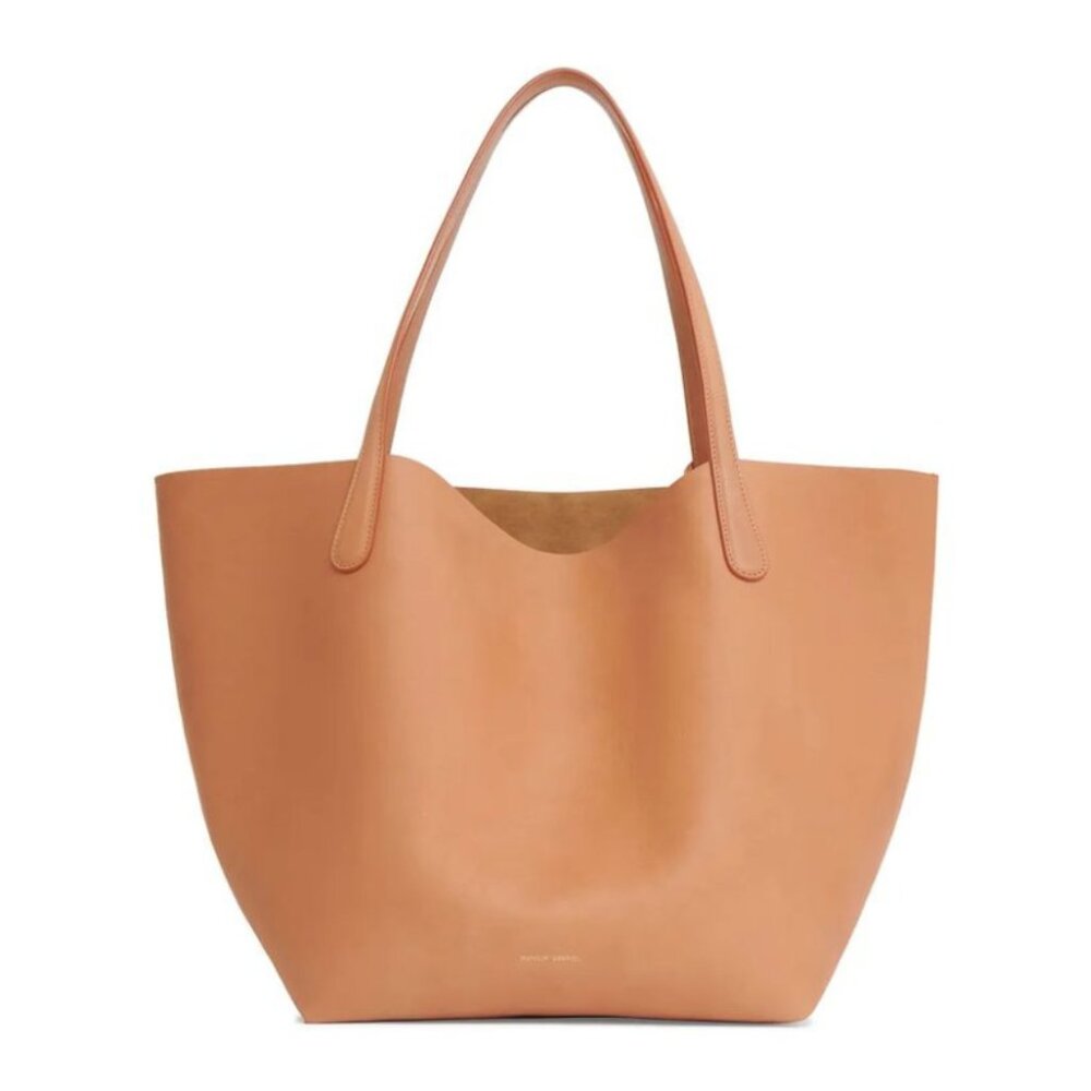 Mansur Gavriel Everyday Soft Tote Bag in Camel Brown